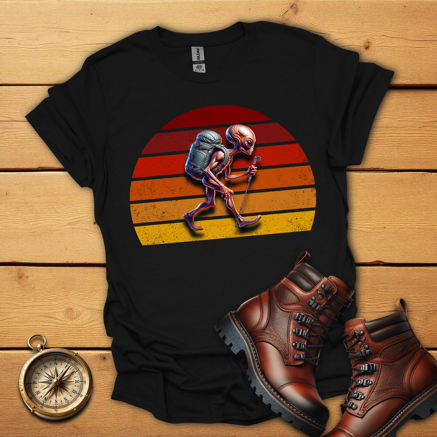 Alien hiking T-Shirt