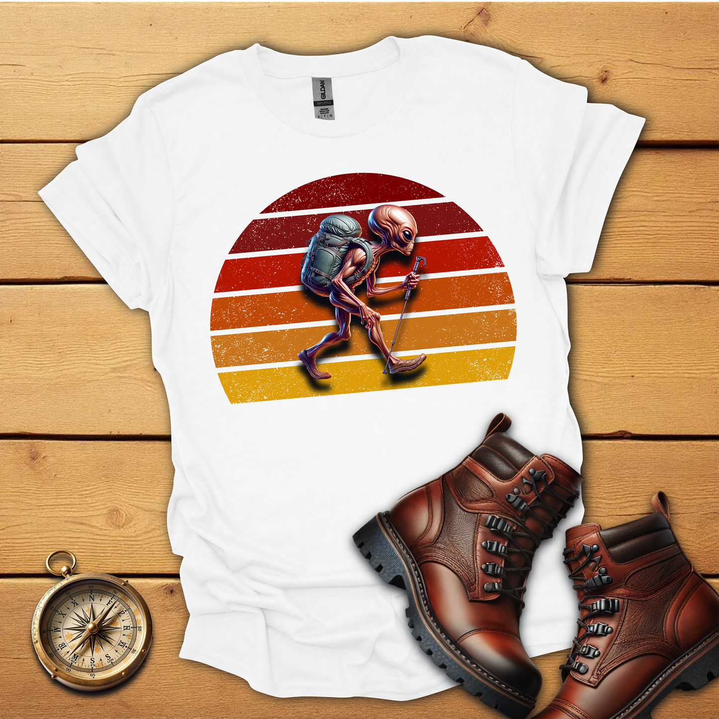 Alien hiking T-Shirt