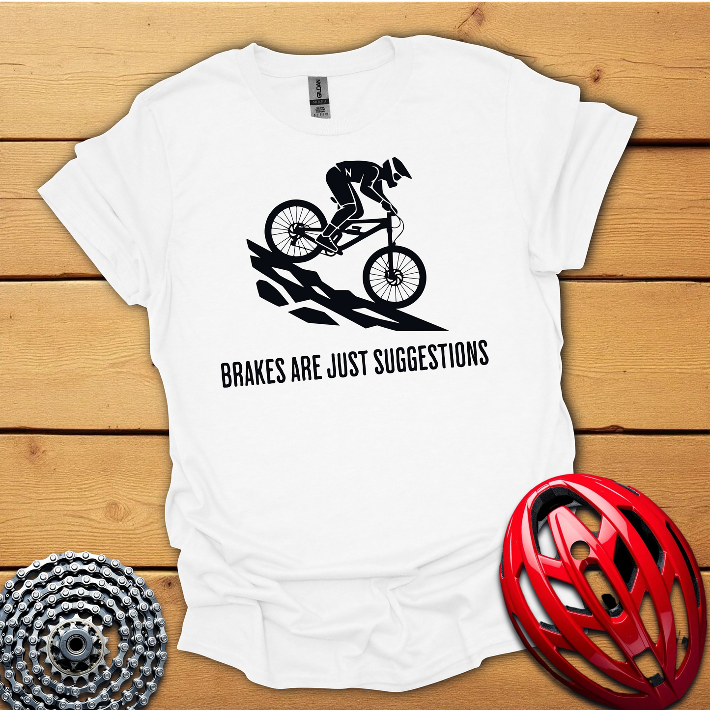 Brakes are just suggestions cycling T-Shirt