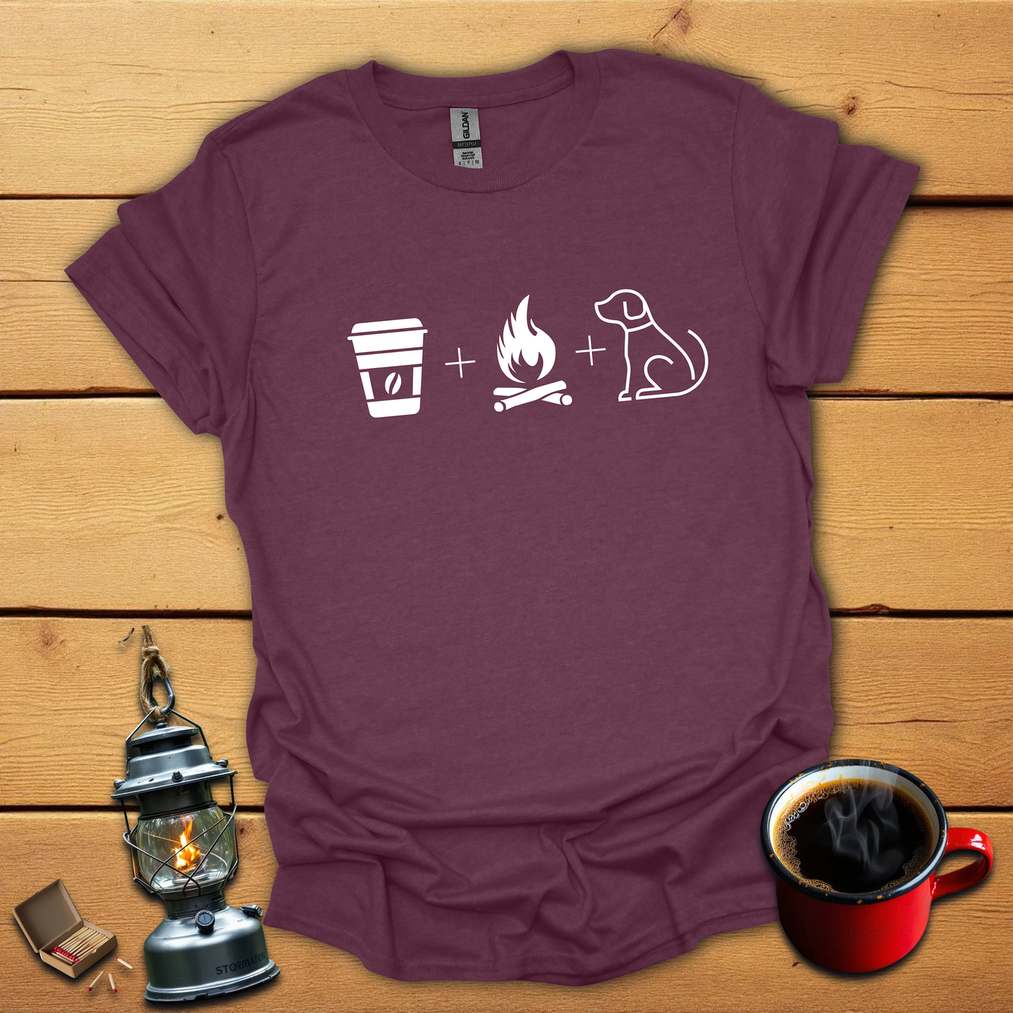 Camping with Dogs T-Shirt