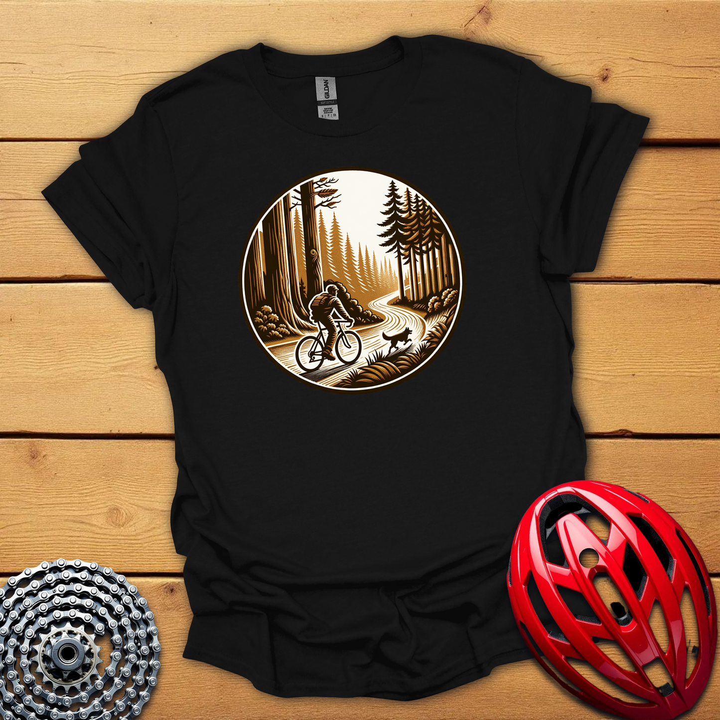 Cycling with my dog T-Shirt