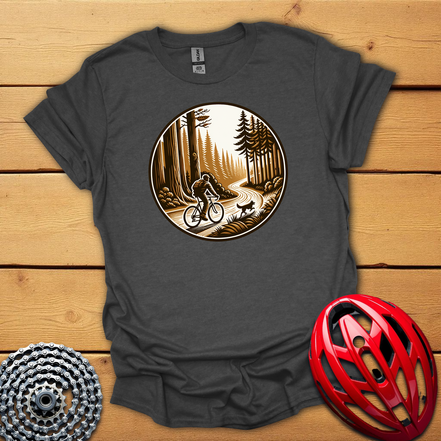 Cycling with my dog T-Shirt