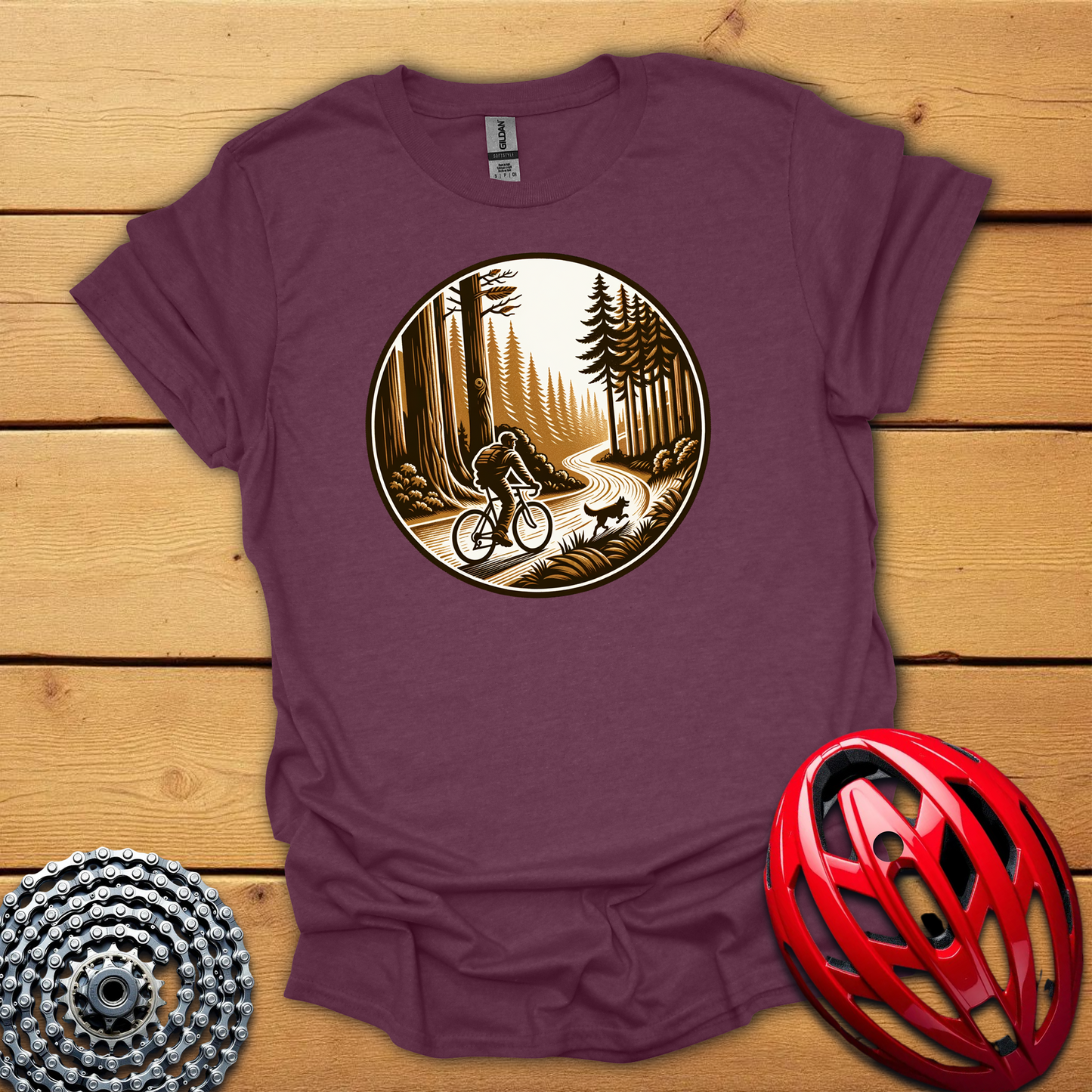 Cycling with my dog T-Shirt
