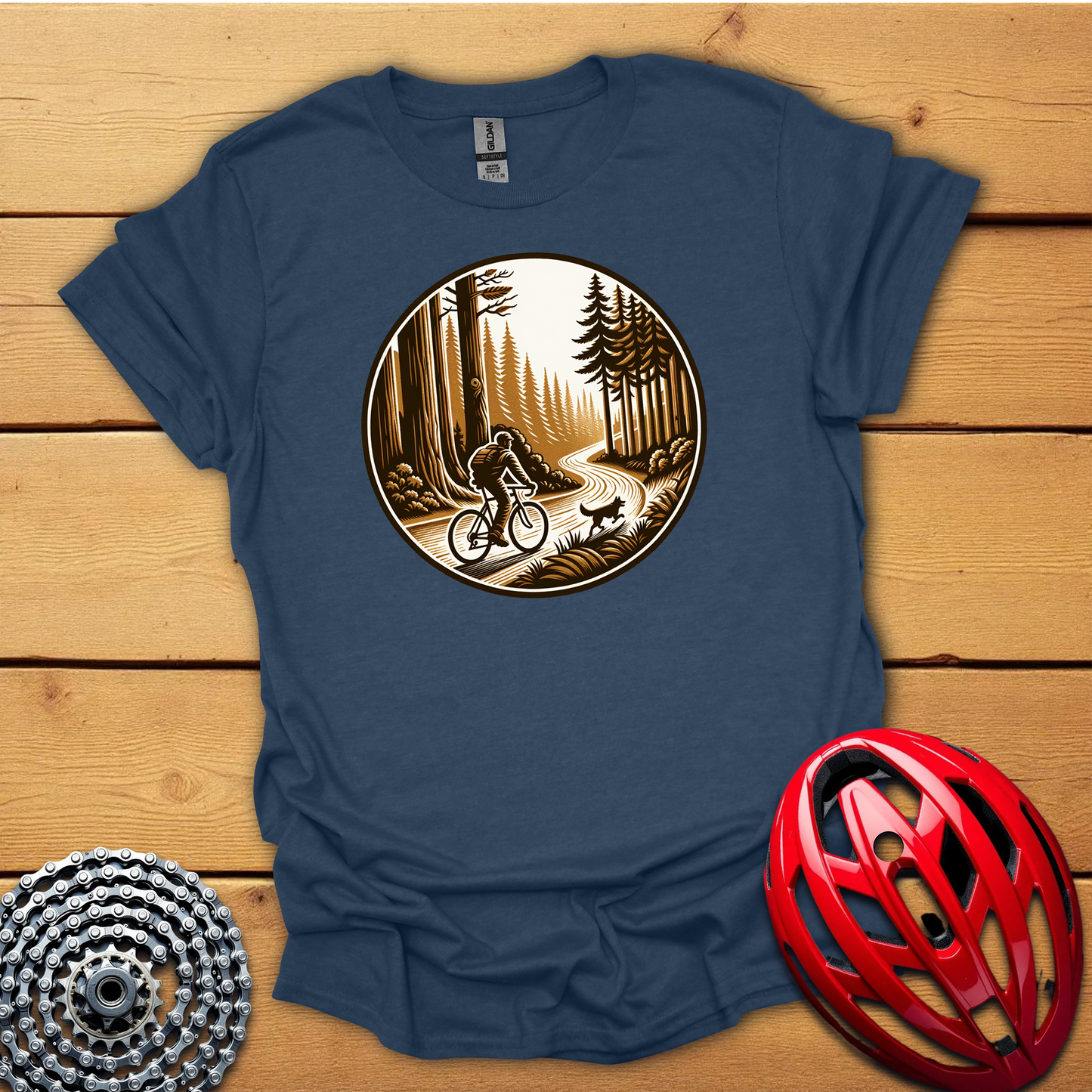 Cycling with my dog T-Shirt