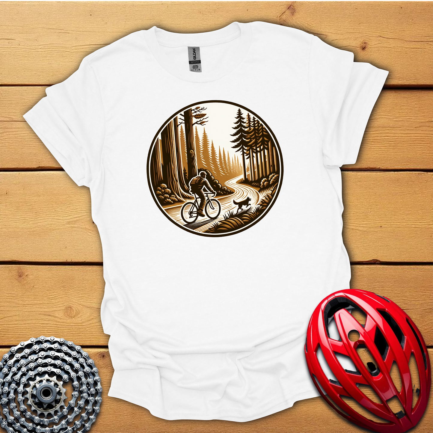 Cycling with my dog T-Shirt
