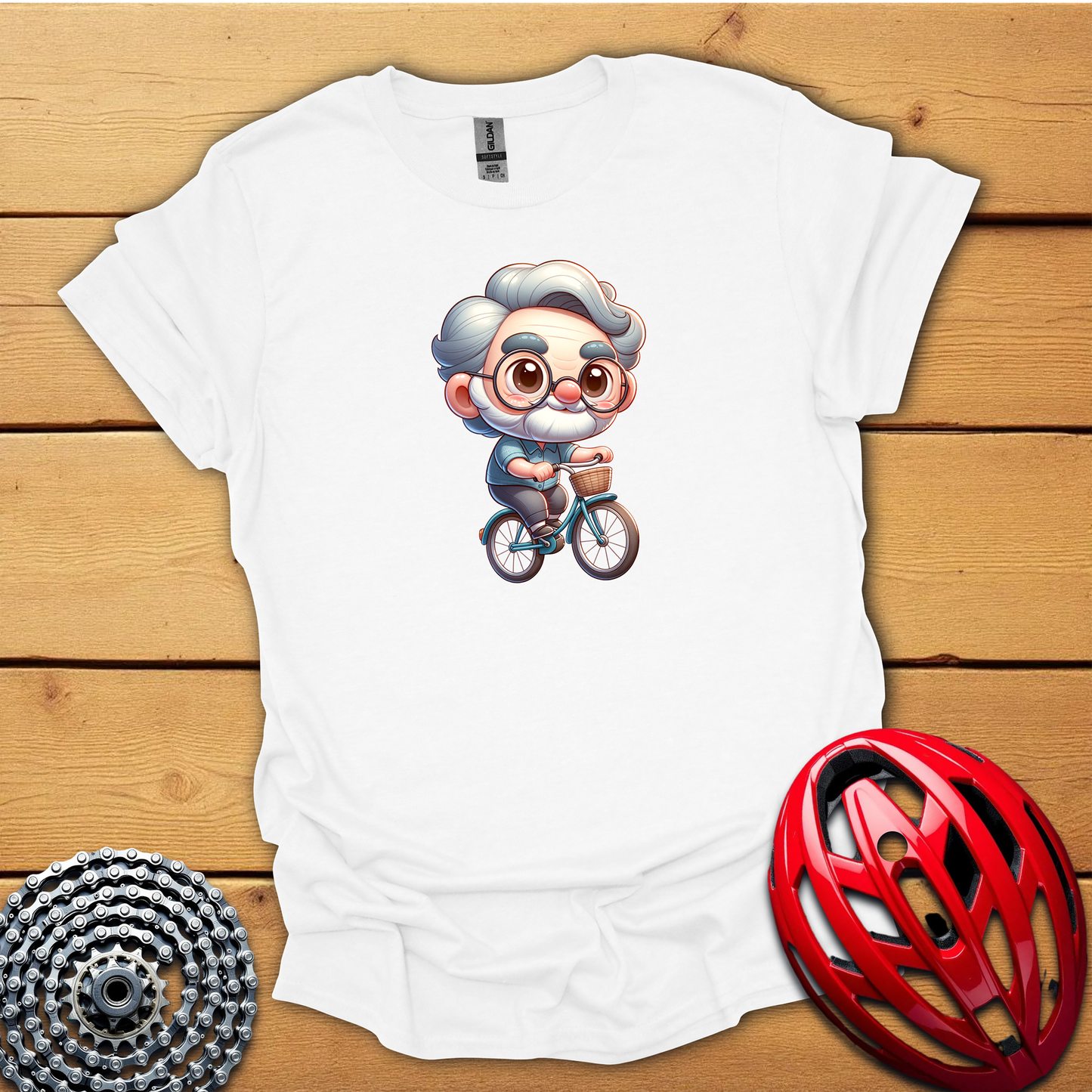 Funny old guy cycling T-Shirt