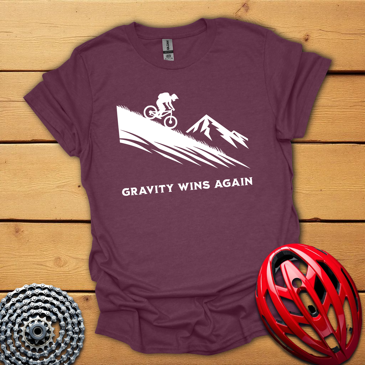 Gravity wins again 1 Downhill T-Shirt