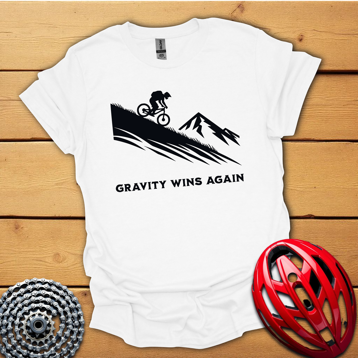 Gravity wins again 1 Downhill T-Shirt