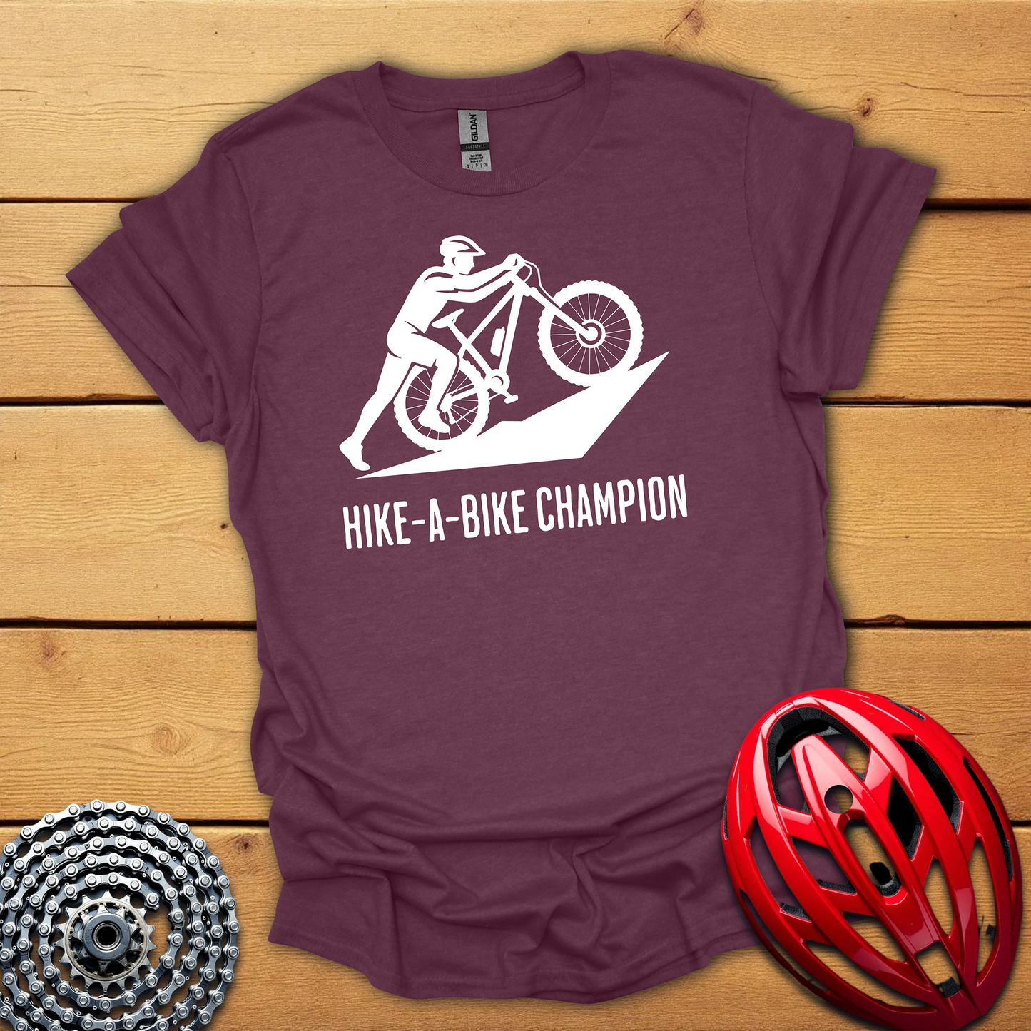 Hike a Bike Champion cycling T-Shirt