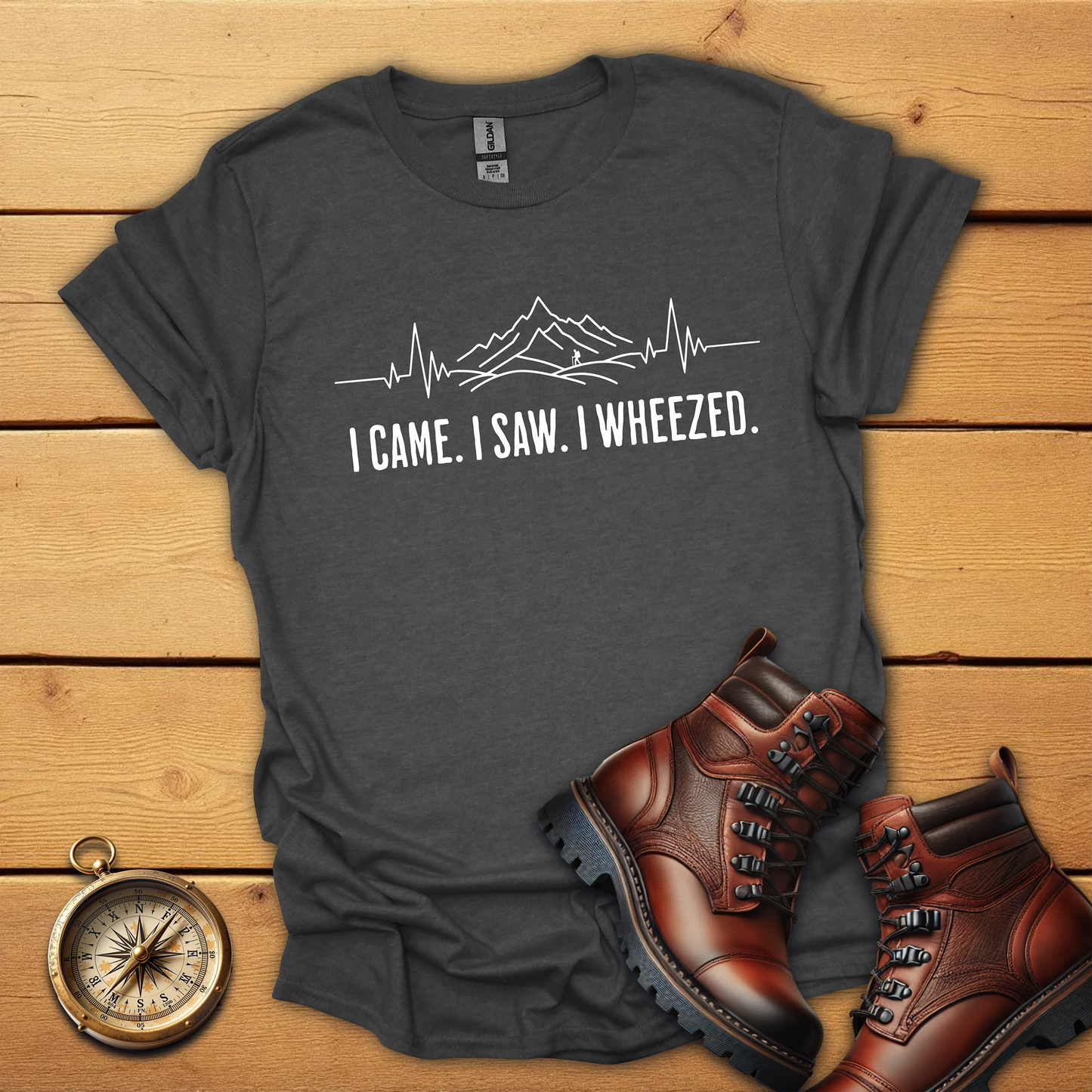 I came I saw I wheezed hiking T-Shirt