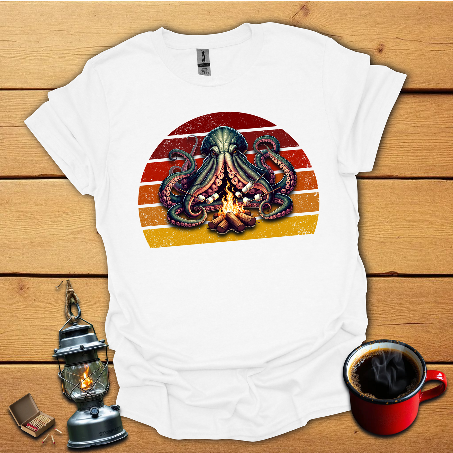 Kraken at the campfire T-Shirt