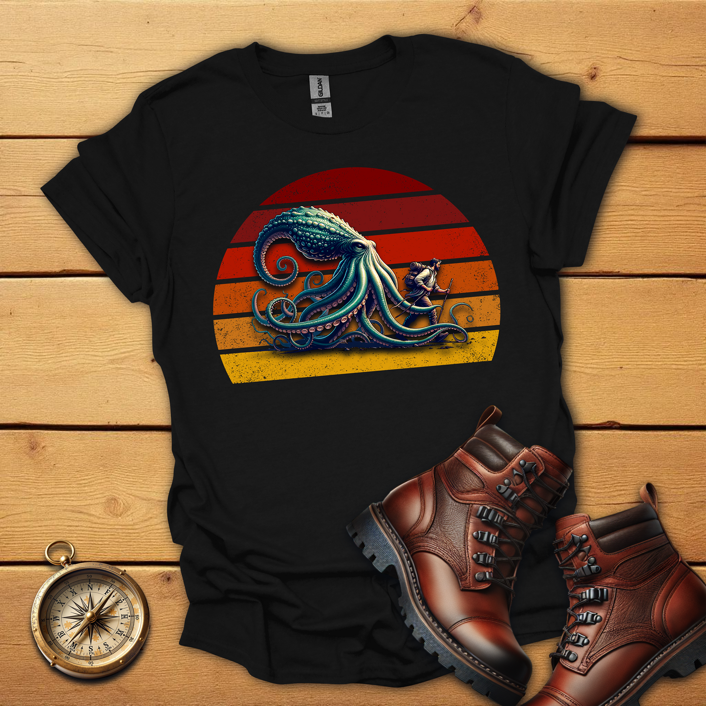 Kraken hiking T-Shirt