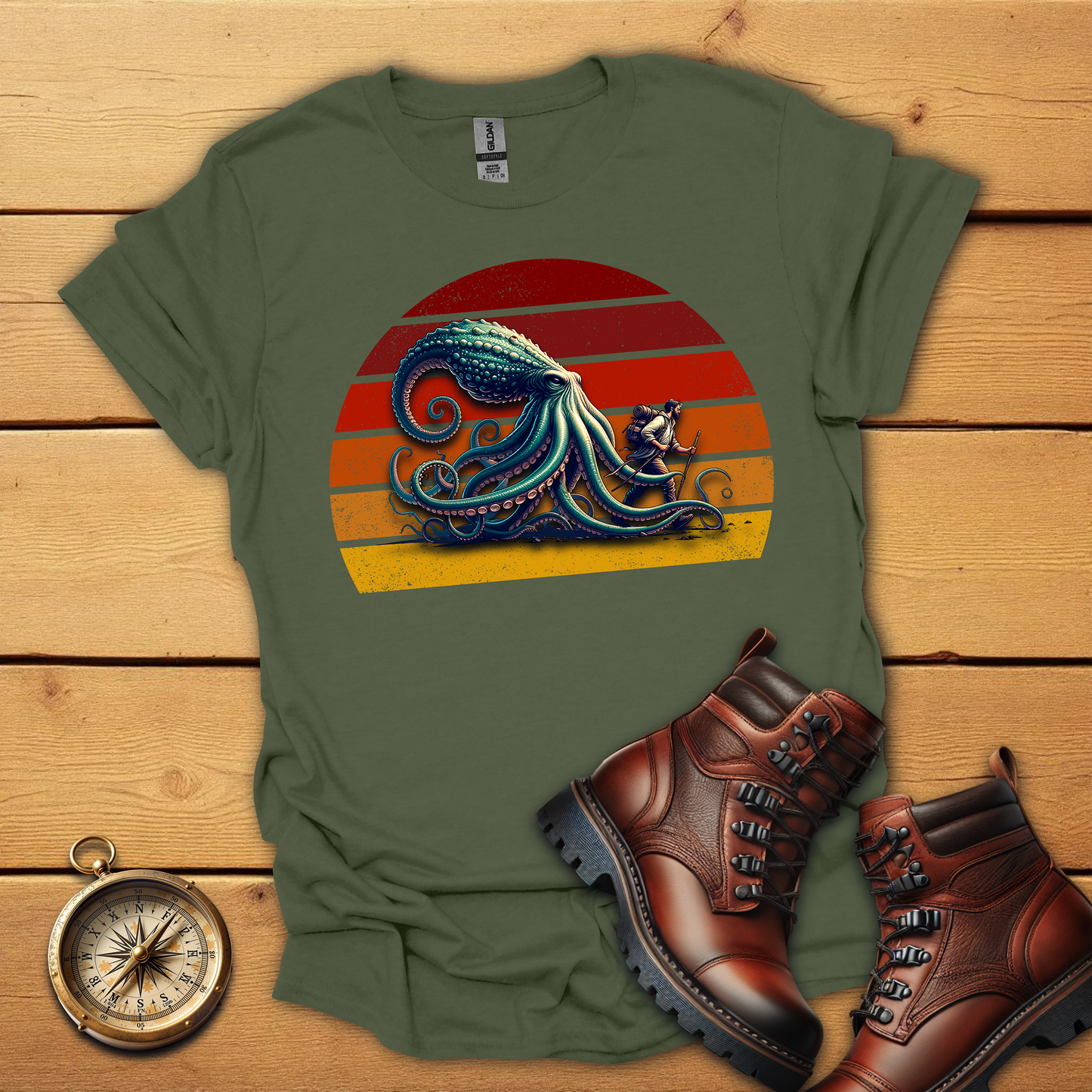 Kraken hiking T-Shirt