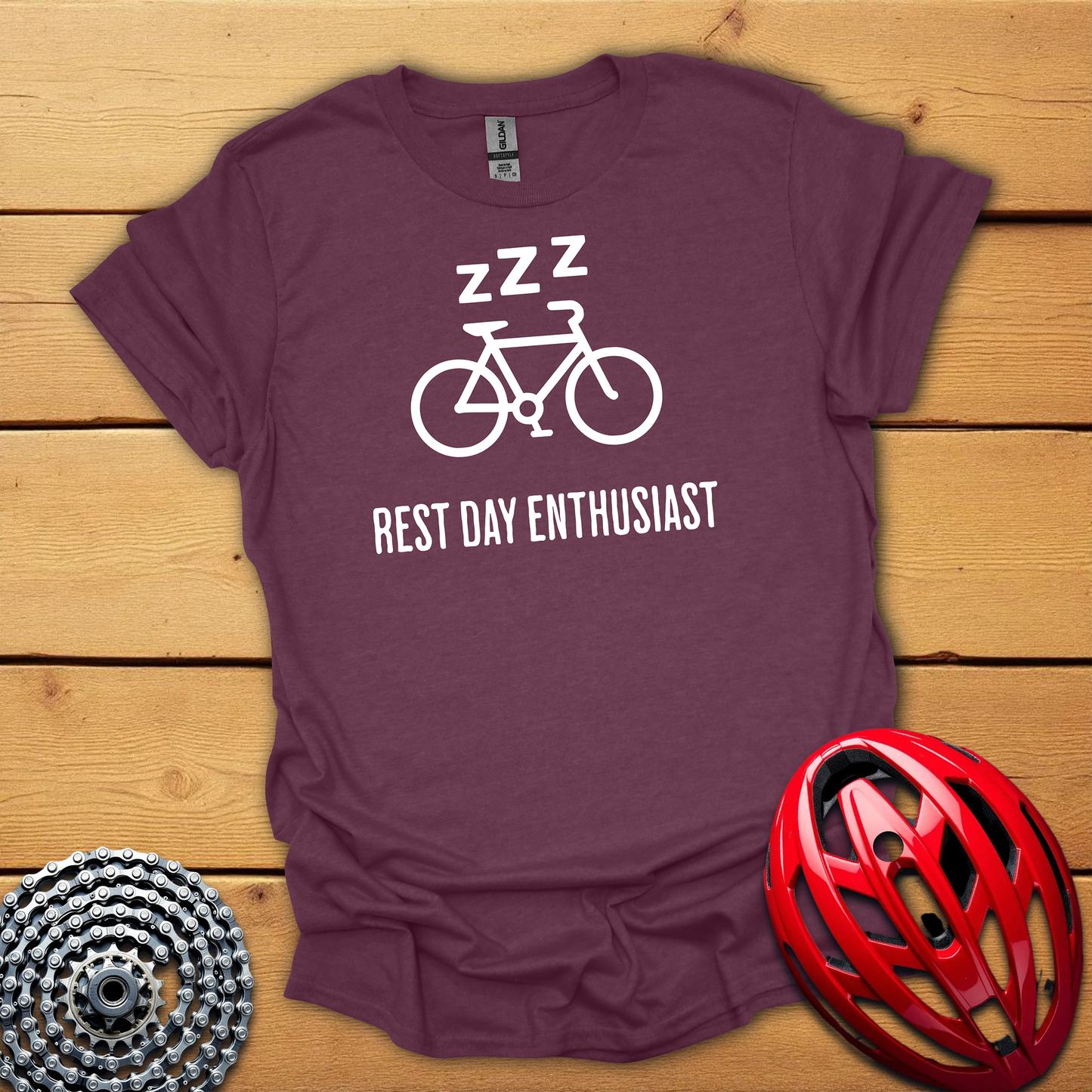 Rest Day Enthusiast cycling T-Shirt