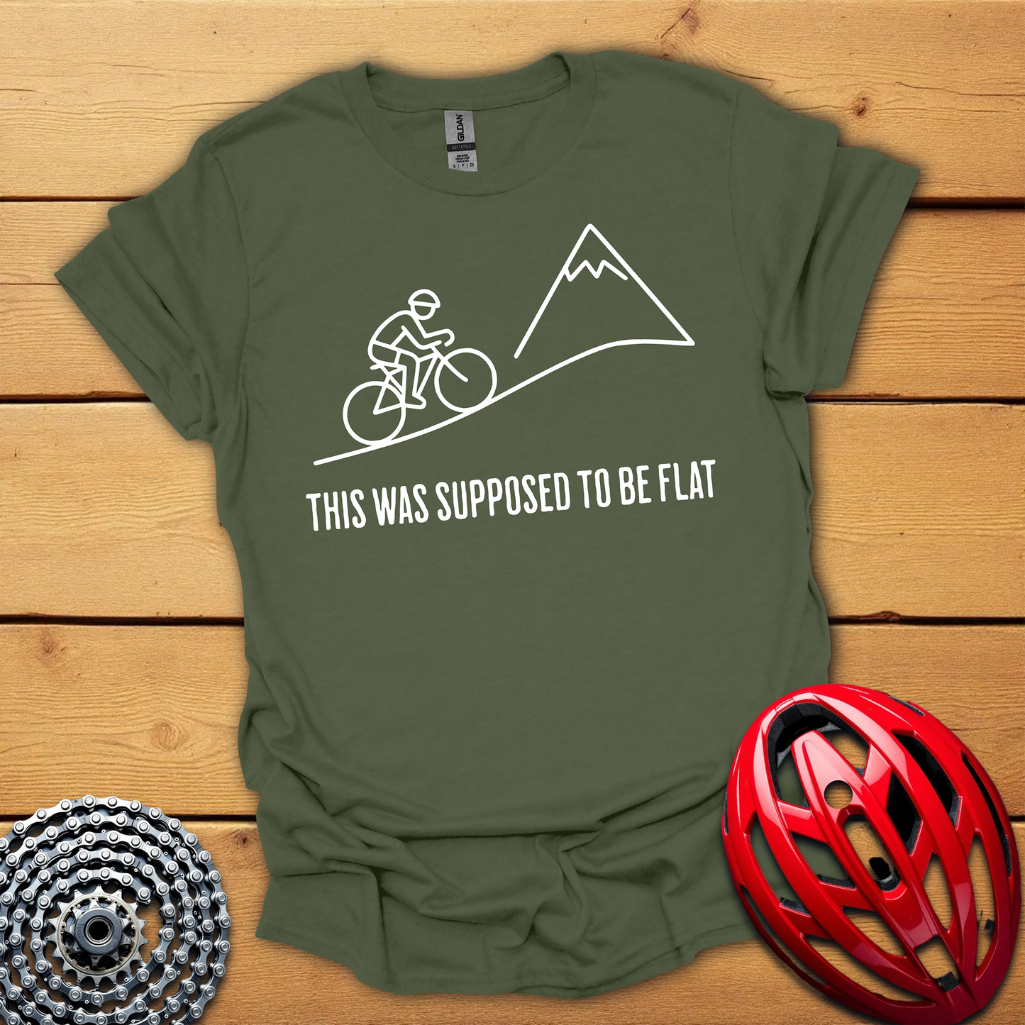 This was supposed to be flat cycling T-Shirt