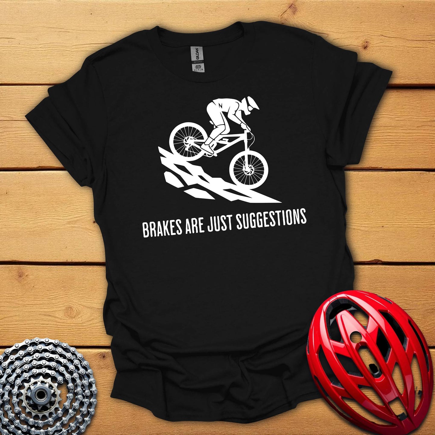 Brakes are just suggestions cycling T-Shirt