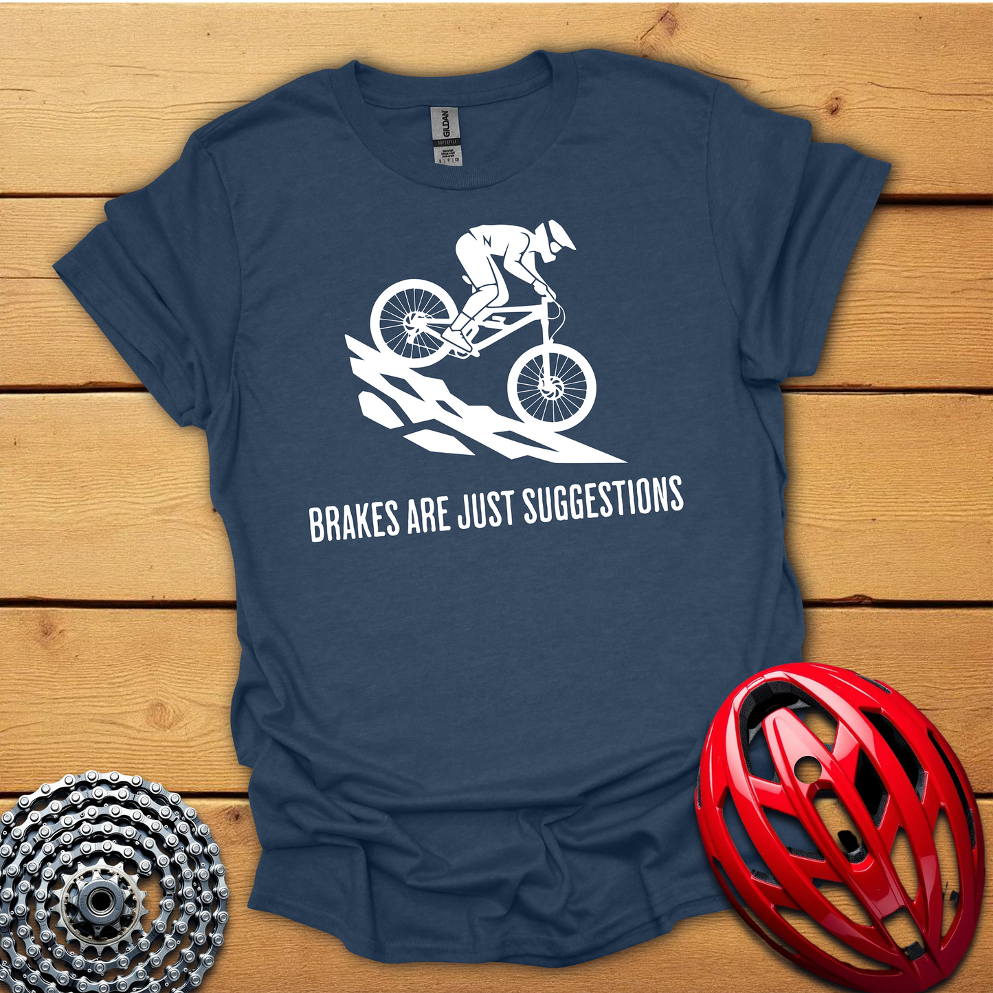 Brakes are just suggestions cycling T-Shirt
