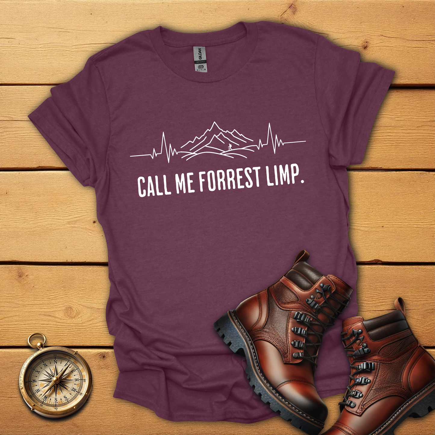Call me Forrest Limp hiking T-Shirt