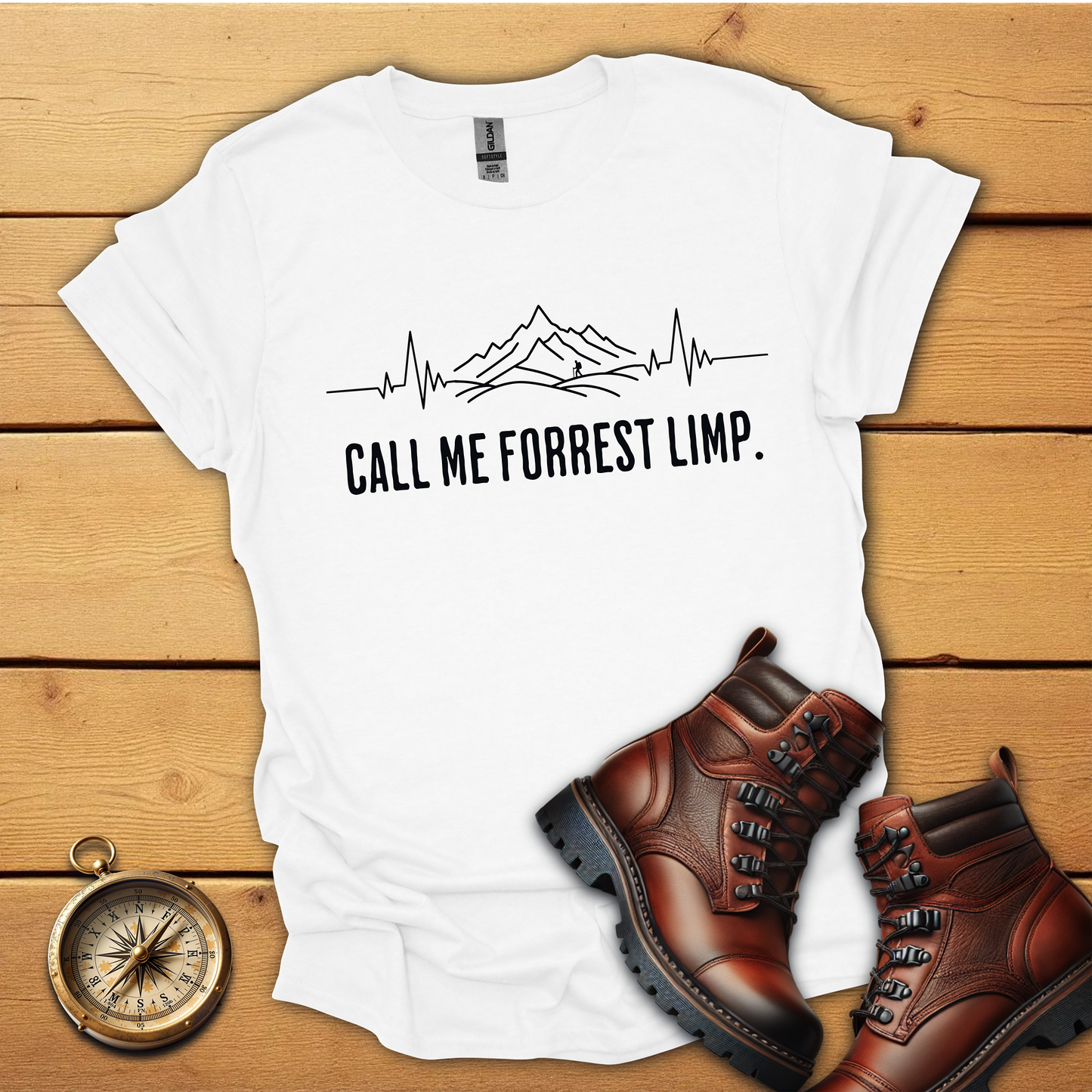 Call me Forrest Limp hiking T-Shirt