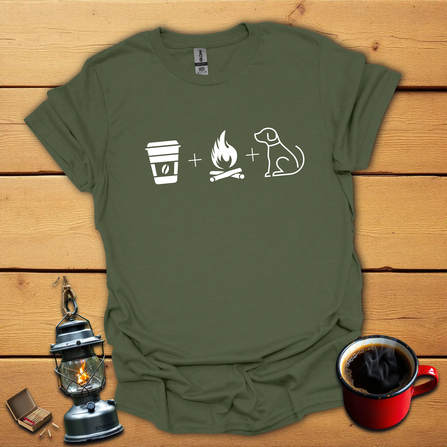 Camping with Dogs T-Shirt