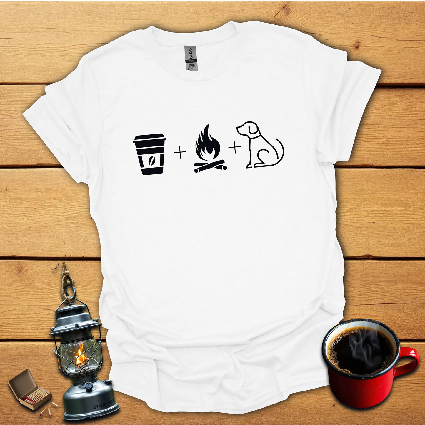 Camping with Dogs T-Shirt