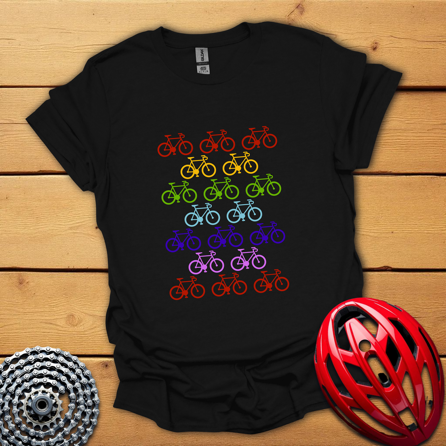 Colorful bicycles T-Shirt