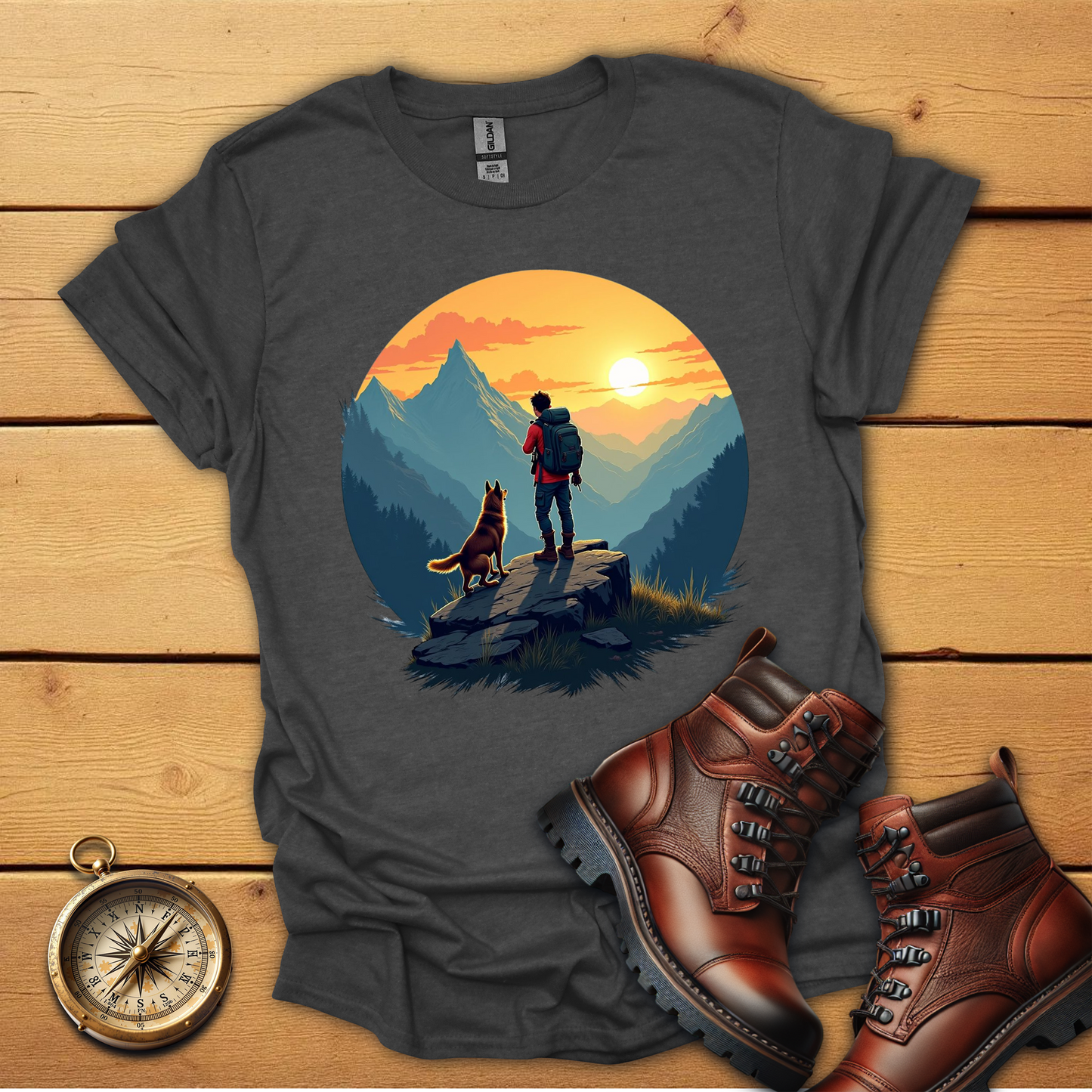 Dog Hiking T-Shirt