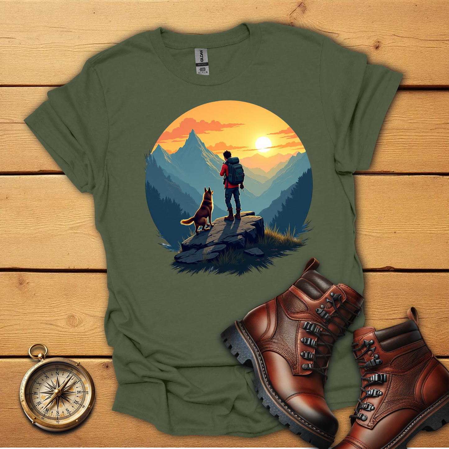 Dog Hiking T-Shirt