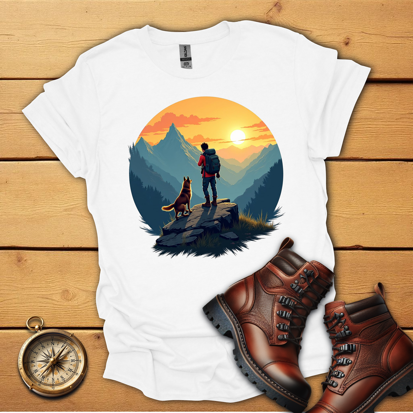 Dog Hiking T-Shirt