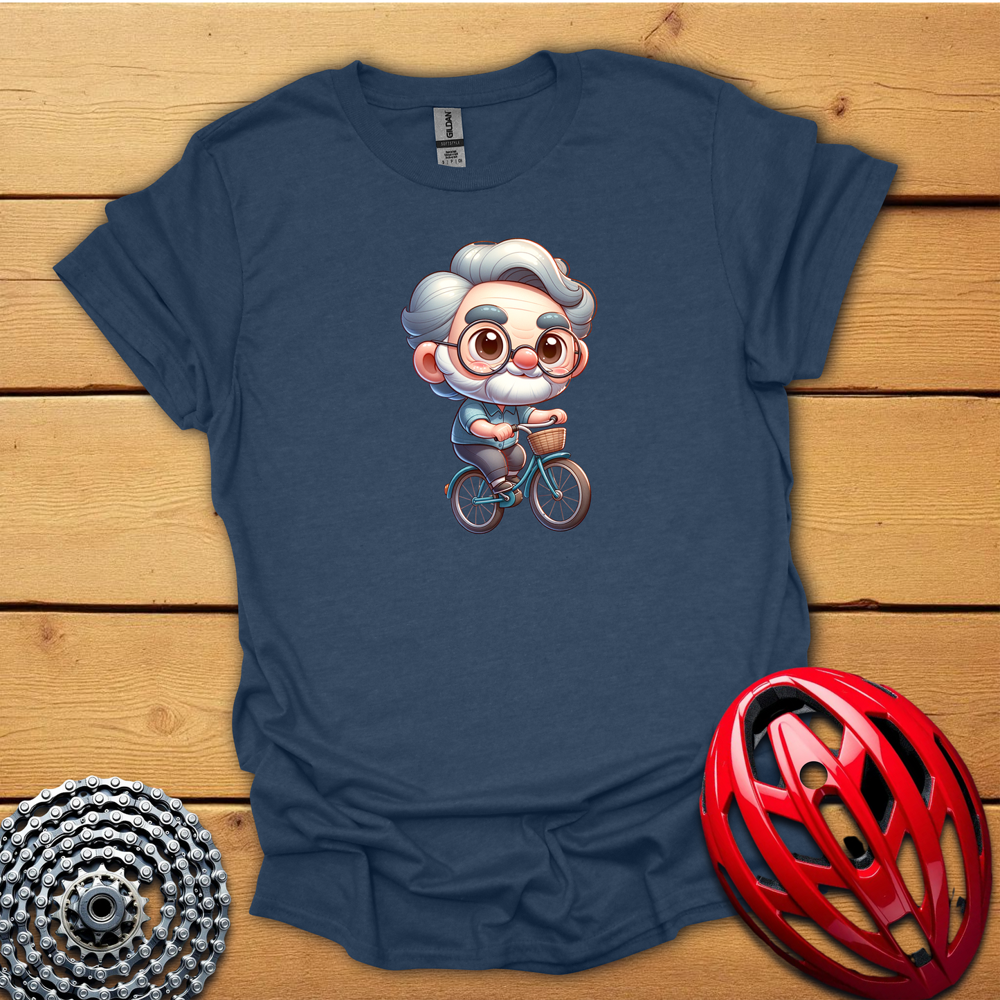 Funny old guy cycling T-Shirt