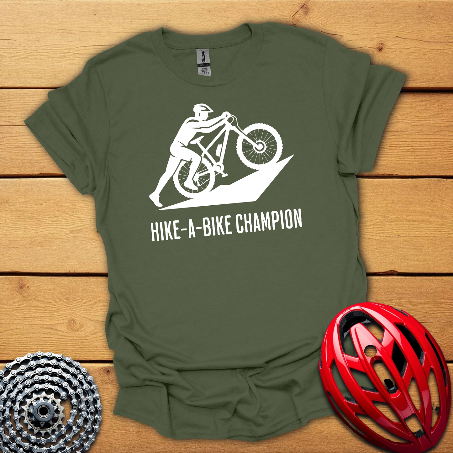 Hike a Bike Champion cycling T-Shirt