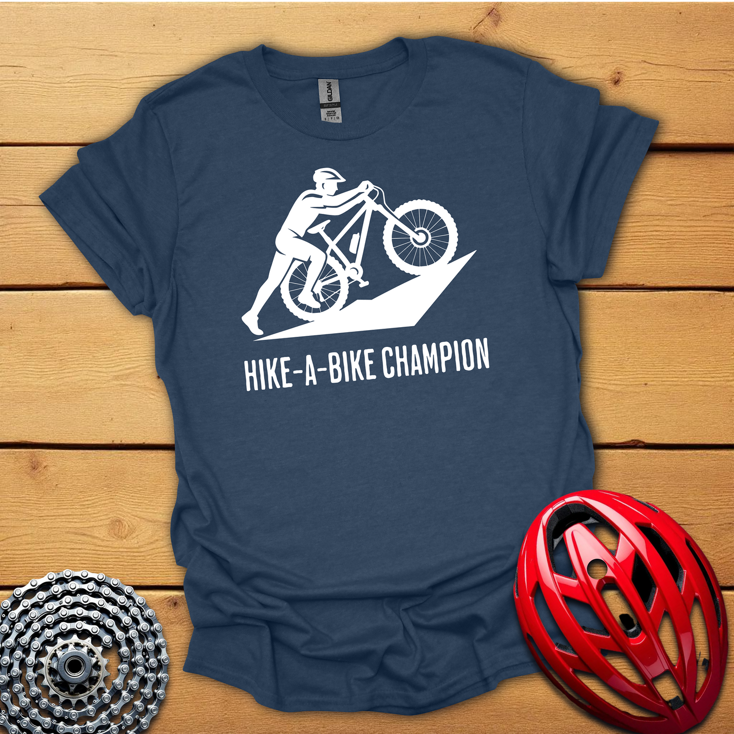 Hike a Bike Champion cycling T-Shirt