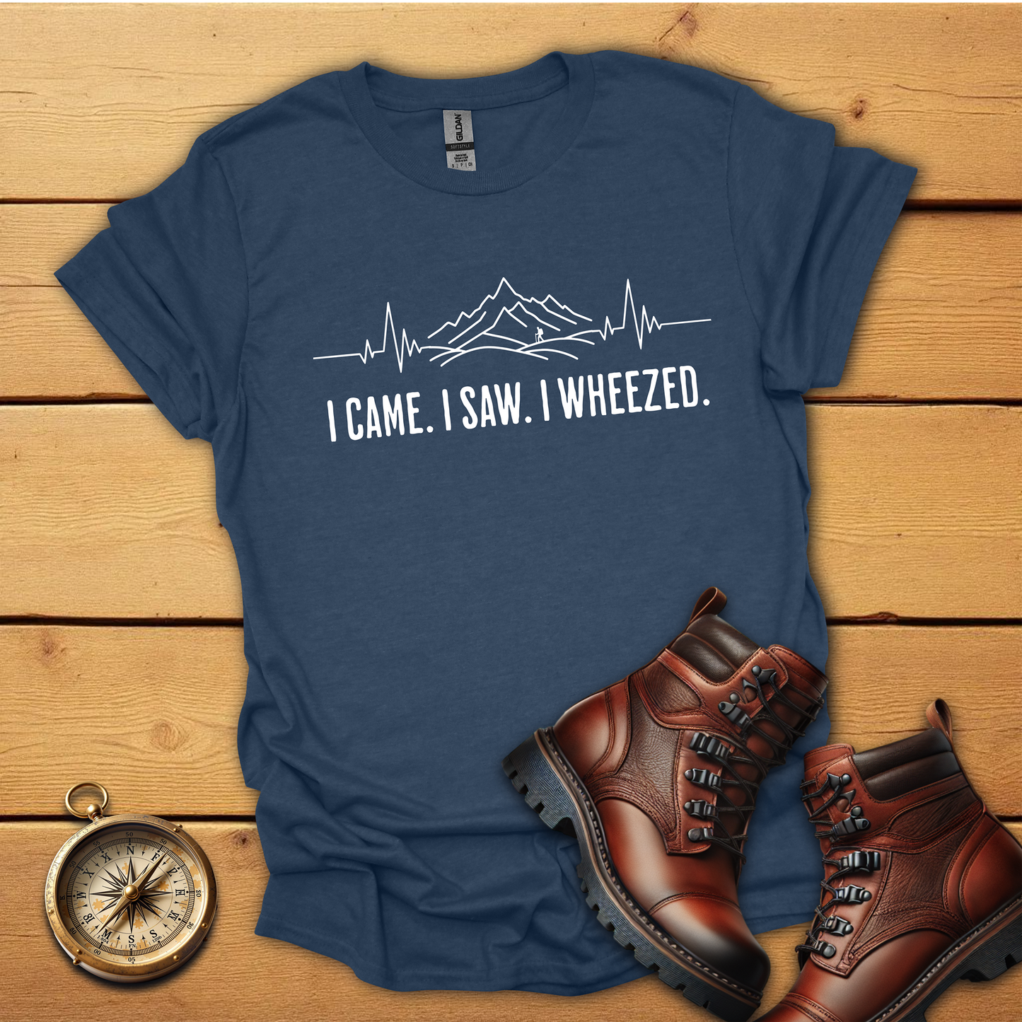 I came I saw I wheezed hiking T-Shirt