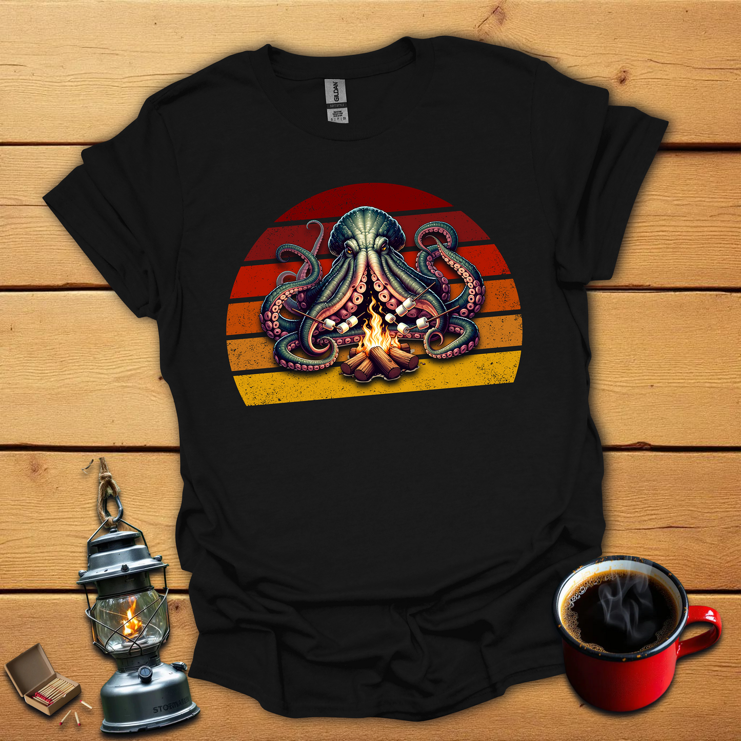 Kraken at the campfire T-Shirt