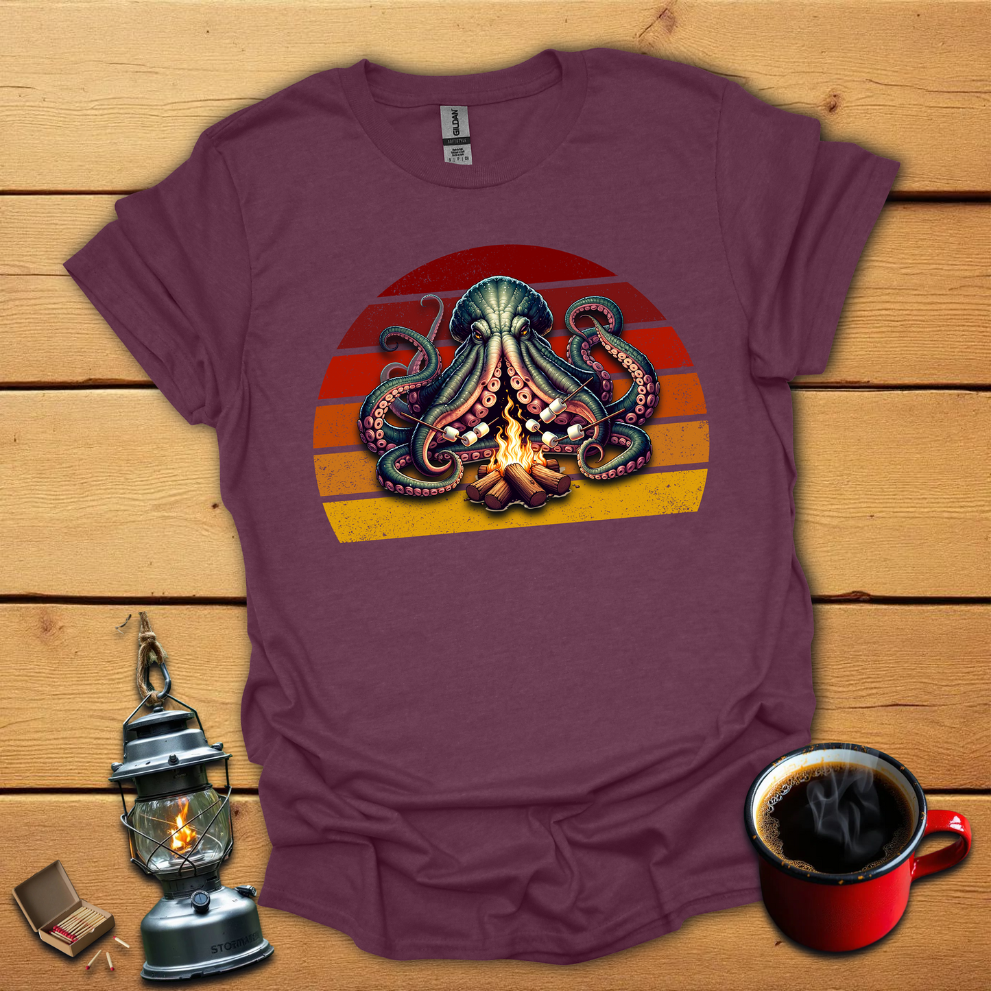 Kraken at the campfire T-Shirt