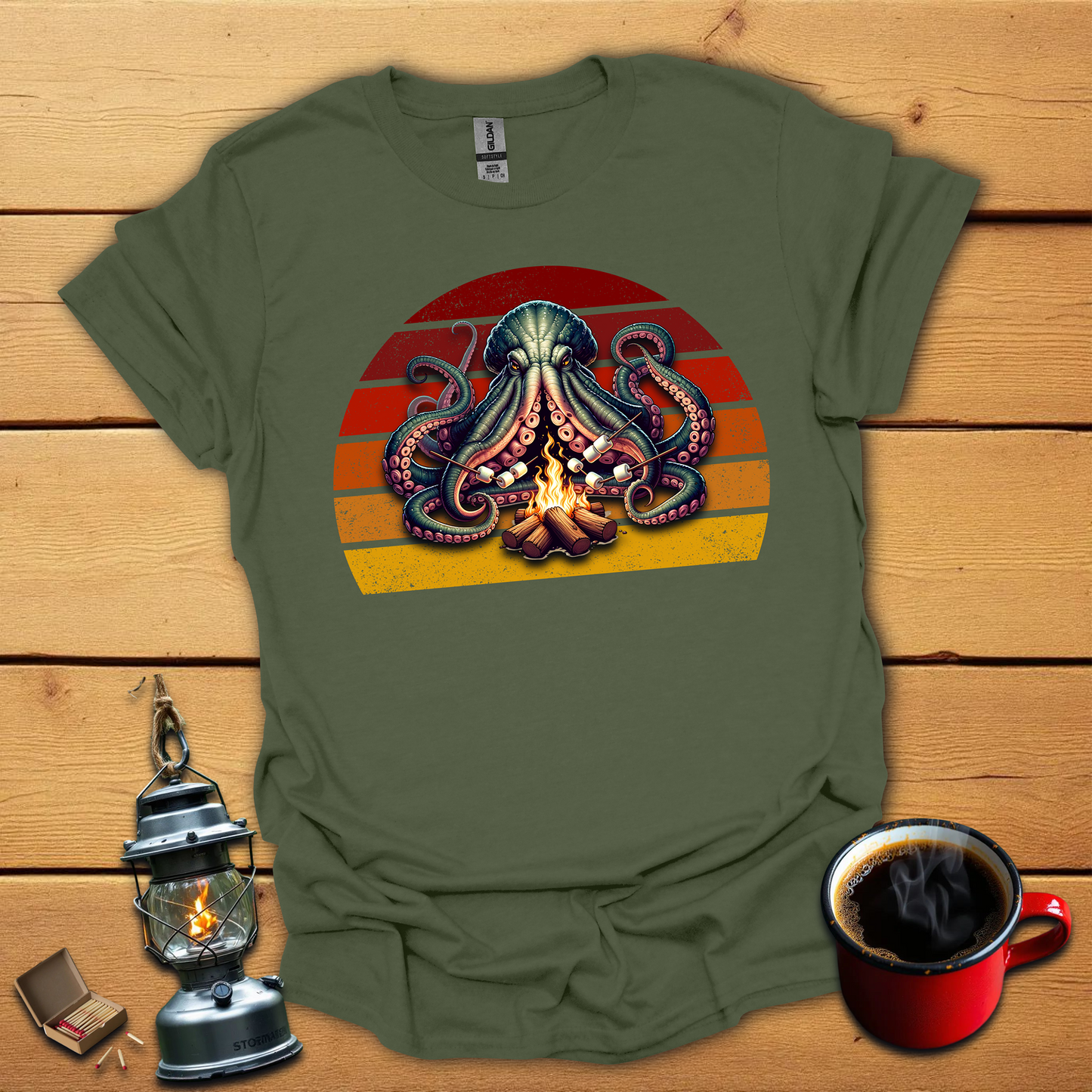 Kraken at the campfire T-Shirt