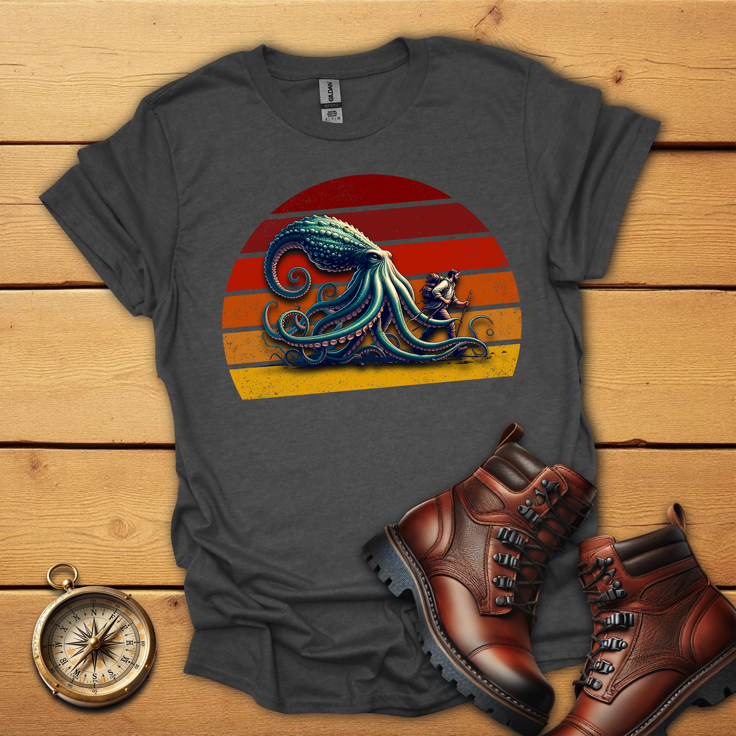 Kraken hiking T-Shirt