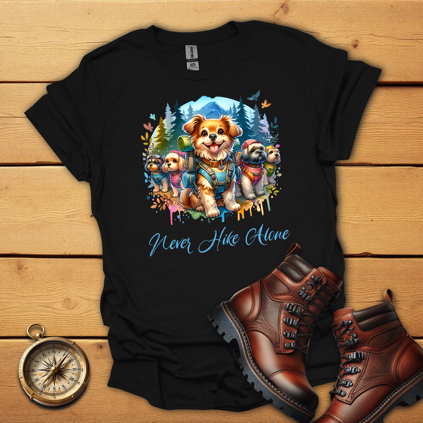 Never hike alone T-Shirt