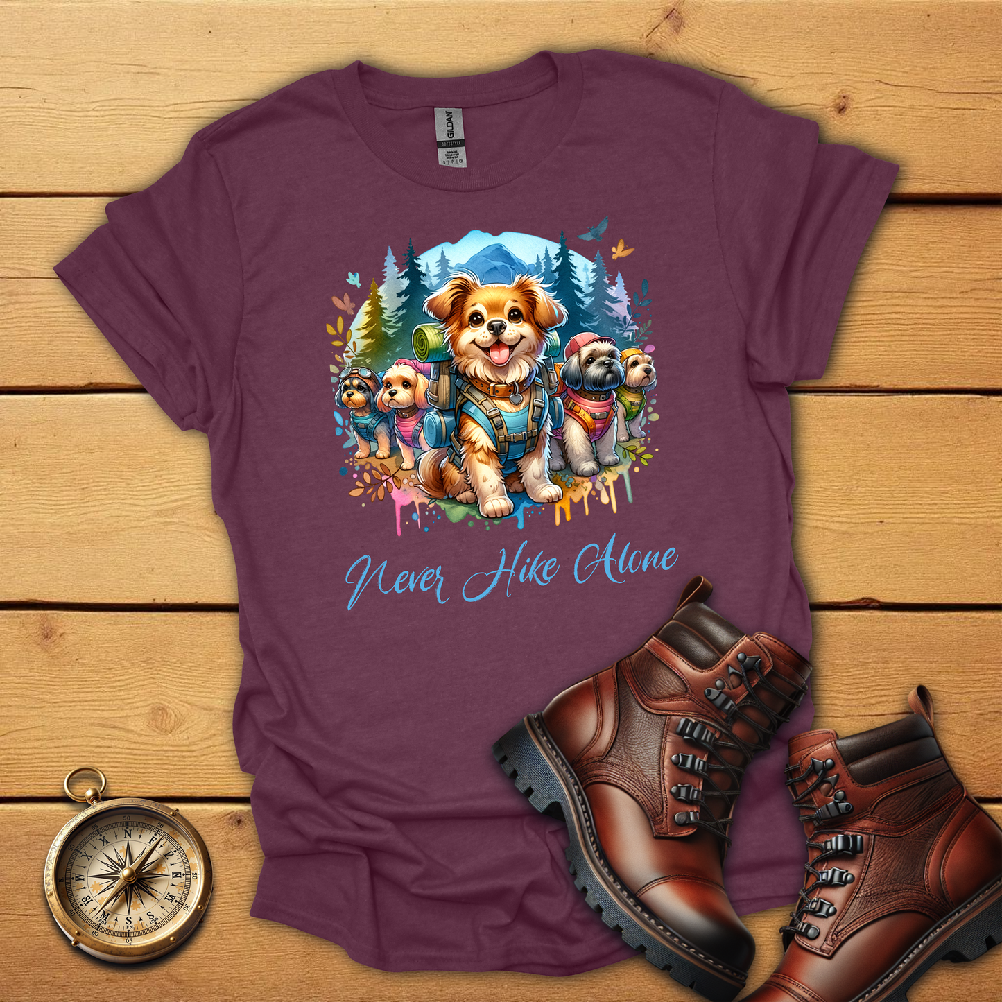 Never hike alone T-Shirt