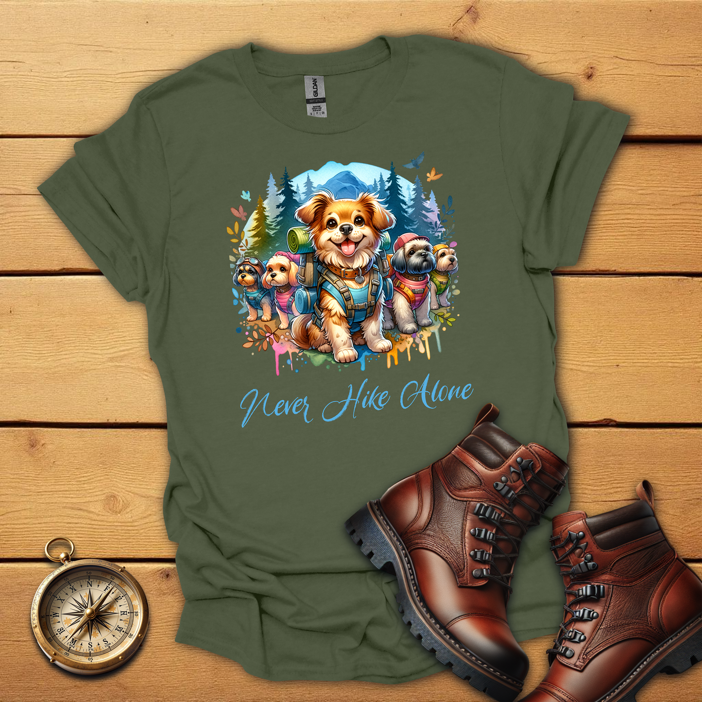 Never hike alone T-Shirt