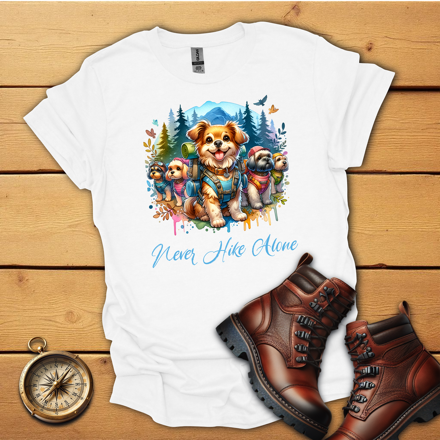 Never hike alone T-Shirt