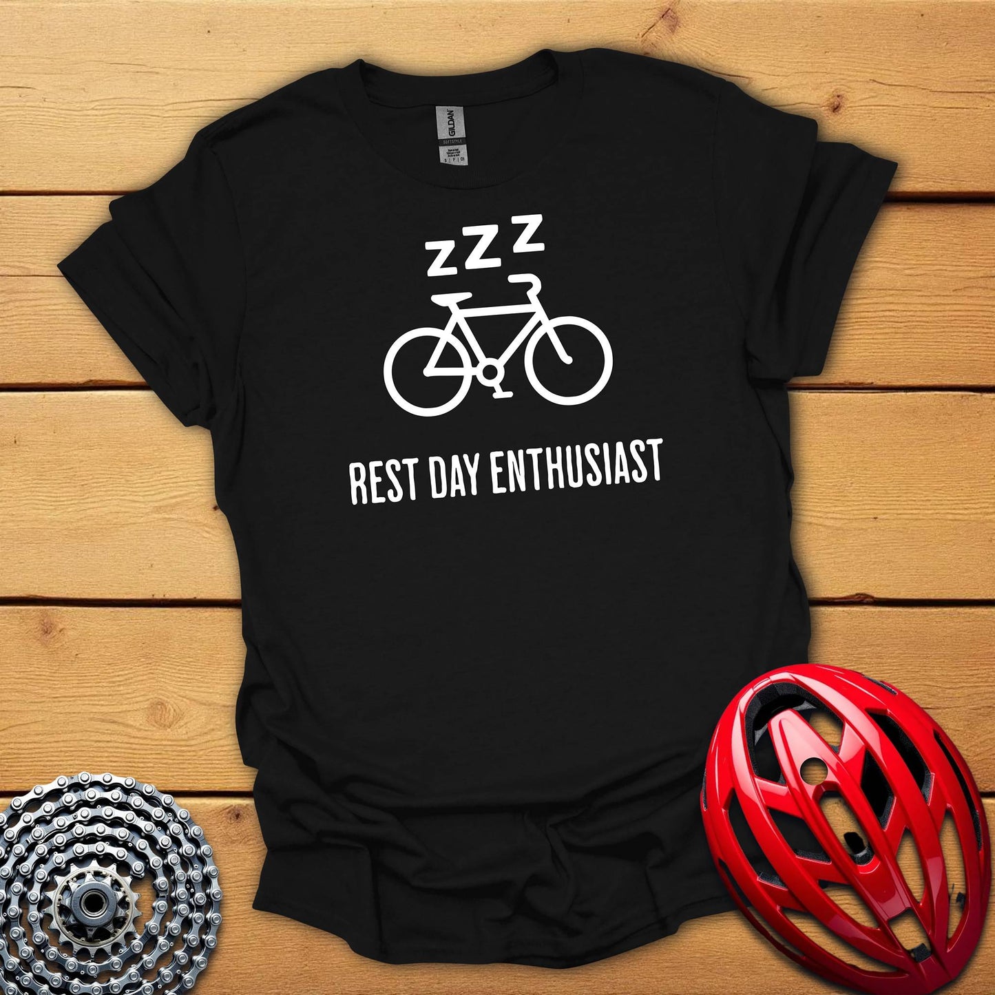 Rest Day Enthusiast cycling T-Shirt