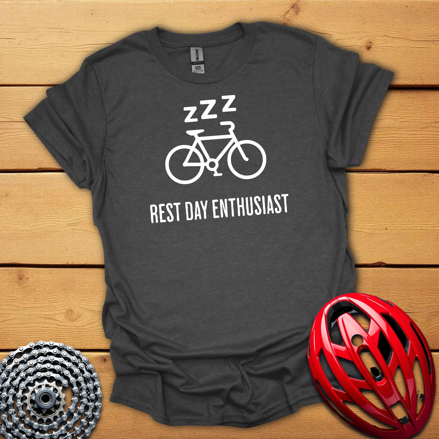Rest Day Enthusiast cycling T-Shirt