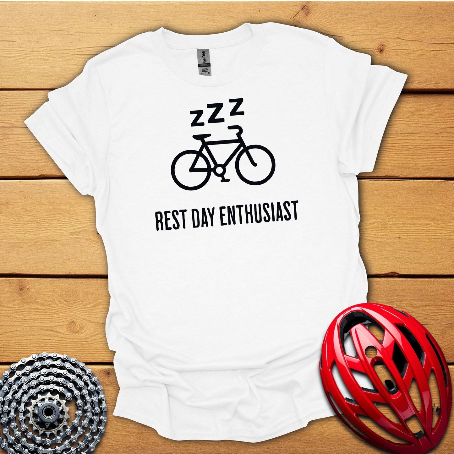 Rest Day Enthusiast cycling T-Shirt