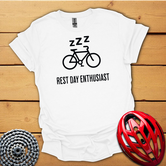 Rest Day Enthusiast cycling T-Shirt