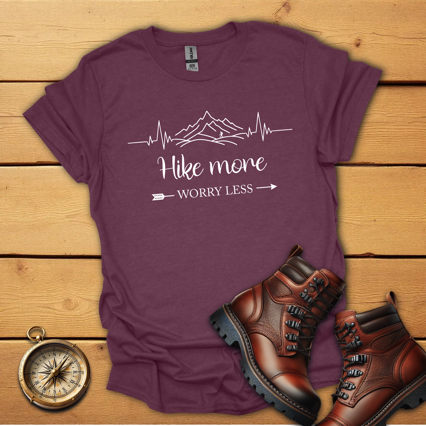 Hike more Worry less T-Shirt