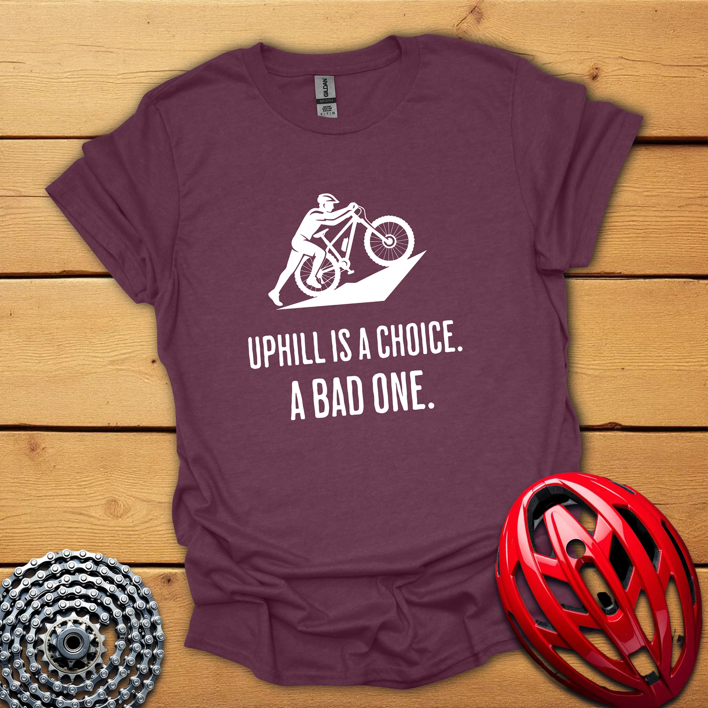 Uphill is a Choice MTB cycling T-Shirt