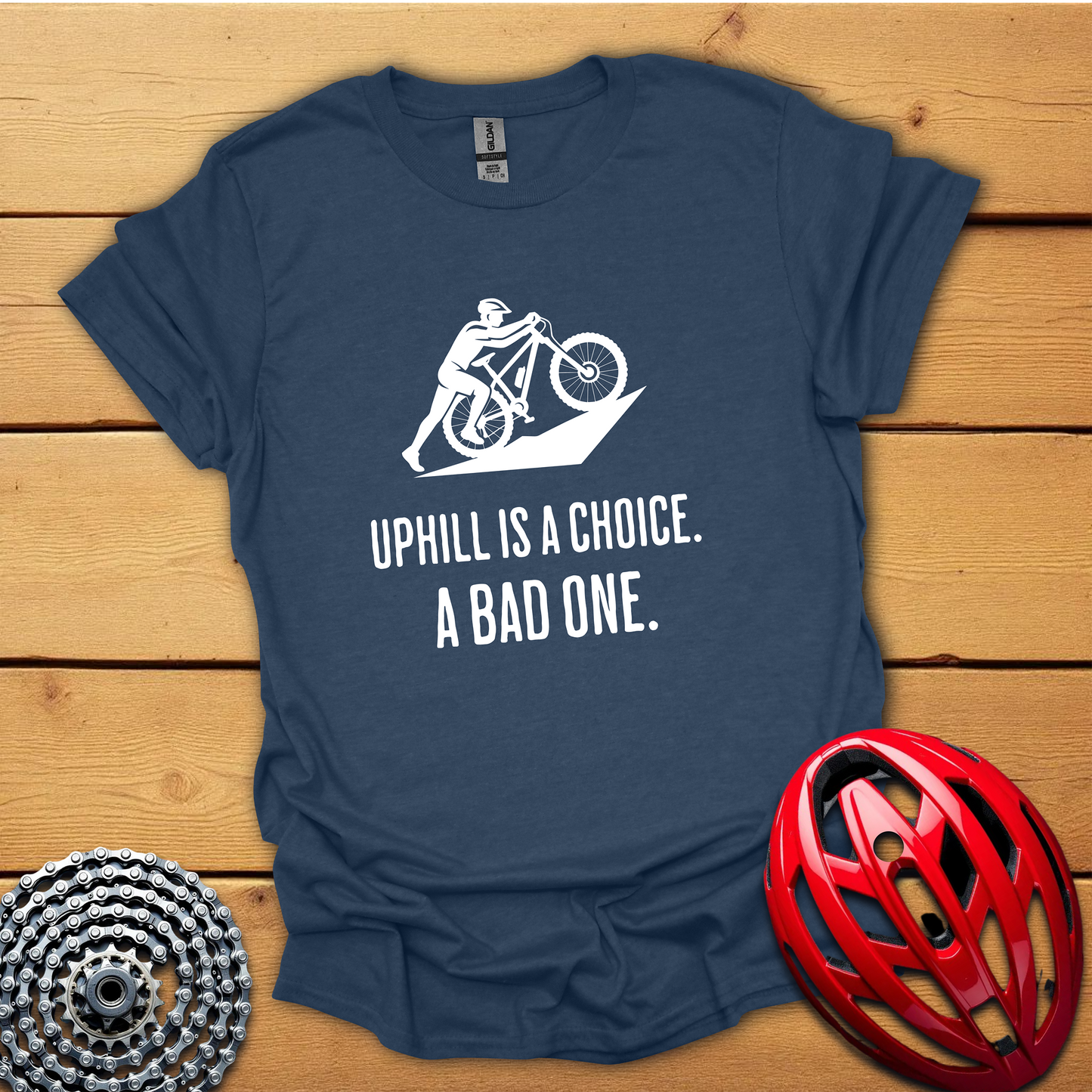 Uphill is a Choice MTB cycling T-Shirt
