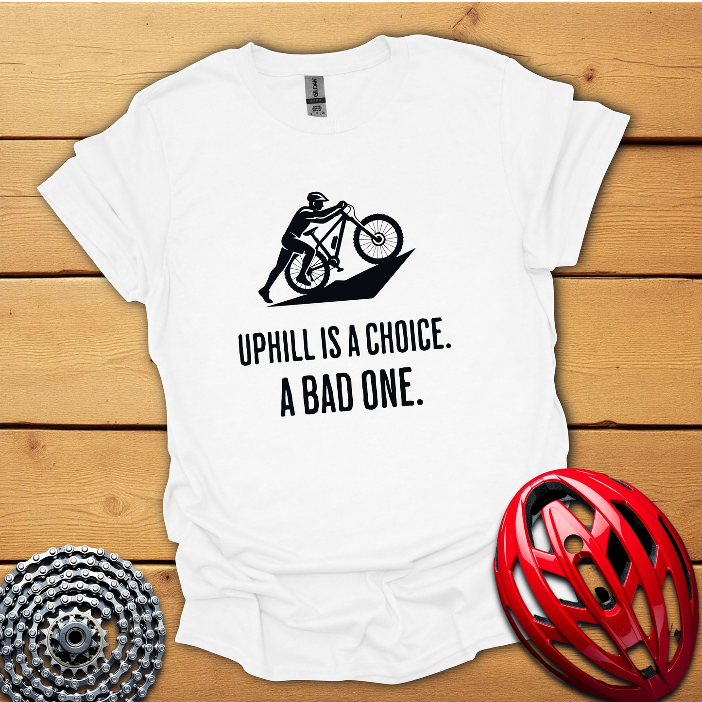 Uphill is a Choice MTB cycling T-Shirt