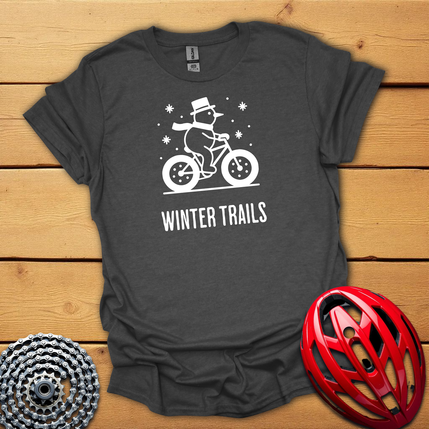 Winter Trails 1 cycling T-Shirt
